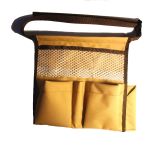 Federal Industrial Textile® Tool Caddy 7 Pocket with Belt, 12 x 12, Yellow
